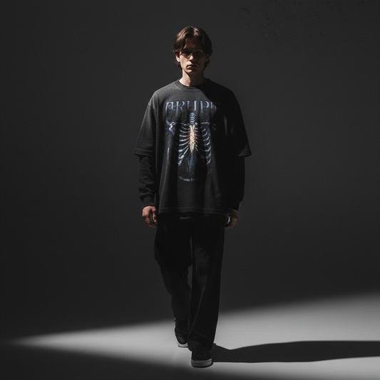 Erupt-Sunfaded Long sleeve