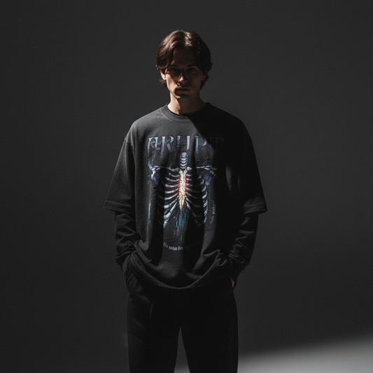 Erupt-Sunfaded Long sleeve