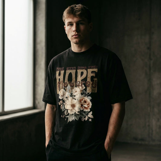 Flowered Hope-T-Shirt